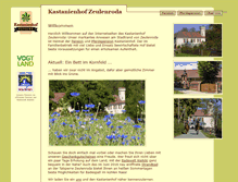 Tablet Screenshot of pension-kastanienhof.info